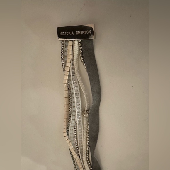 Victoria Emerson White and Silver Bracelet Set - Picture 5 of 5